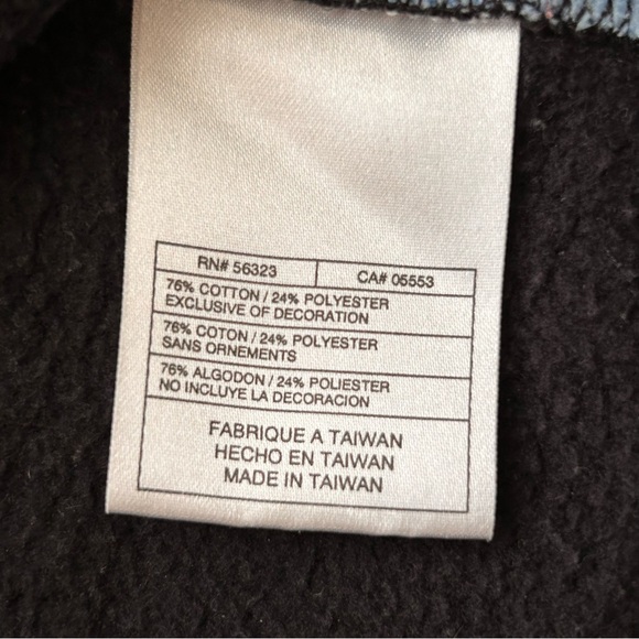 Vintage 2000s Jordan Jumpman 23 Hoodie Men's S Black Colorblock Fleece Athletic - Picture 5 of 5